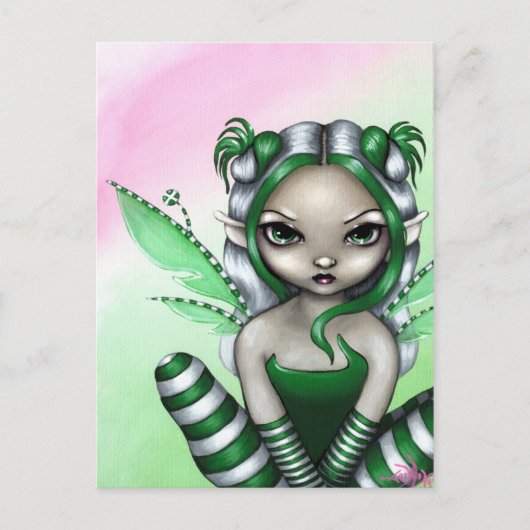 briefkaart "Spearmint Sprite" (Voorkant)