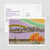  Briefkaart (speciaal voor Saskatchewan Dag) (Voorkant / Achterkant)