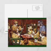 Briefkaart speelkaarten voor honden (Voorkant / Achterkant)