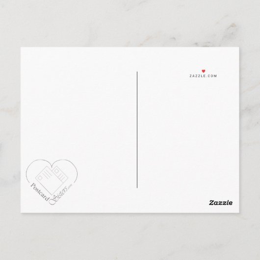 briefkaart "Spelkaarten" (Achterkant)