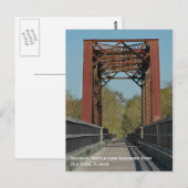 Briefkaart Spoorweg Trestle (Voorkant / Achterkant)
