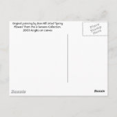 briefkaart "Spring Flowers" (Achterkant)