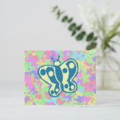 Briefkaart Springtime-Butterflies (Staand voorkant)