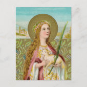 Briefkaart St. Agnes van Rome (BC 01) (Voorkant)