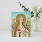 Briefkaart St. Agnes van Rome (BC 01) (Staand voorkant)