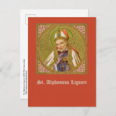 Briefkaart St. Alphonsus Liguori (SNV 02) (Square) (Voorkant / Achterkant)