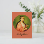 Briefkaart St. Apollonia (BLA 001) #2 (Staand voorkant)