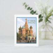briefkaart, St.Basil's, Moskou Briefkaart (Staand voorkant)