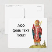 Briefkaart St. David of Wales (P 001) (Voorkant / Achterkant)