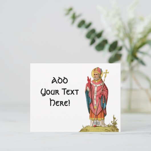 Briefkaart St. David of Wales (P 001) (Staand voorkant)