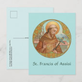 Briefkaart St. Francis of Assisi (BK 002) (Voorkant / Achterkant)