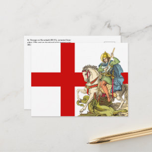 Briefkaart St. George on Horseback (BS 01)
