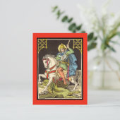 Briefkaart St. George on Horseback (BS 01) (Staand voorkant)