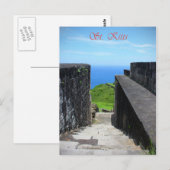 Briefkaart St. Kitts (Voorkant / Achterkant)