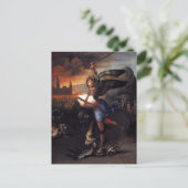 Briefkaart St. Michael & Dragon Raphael (Staand voorkant)