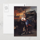 Briefkaart St. Michael & Dragon Raphael (Voorkant / Achterkant)