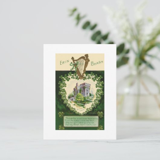 Briefkaart- St Patricks Day Briefkaart (Staand voorkant)