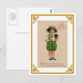 Briefkaart- St. Patricks Day Briefkaart (Voorkant / Achterkant)
