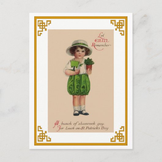 Briefkaart- St. Patricks Day Briefkaart (Voorkant)