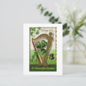 Briefkaart- St. Patricks Day Briefkaart (Staand voorkant)