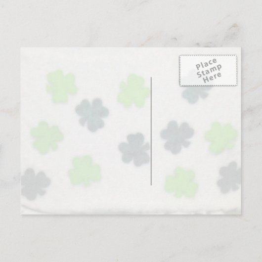 Briefkaart St. Patrick's Day van Patton - Kat / Ke (Achterkant)