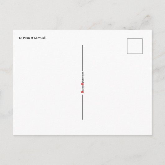 Briefkaart St. Piran of Cornwall (SAE 01) (Achterkant)