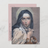 Briefkaart St. Teresa van Avila (M 008) (Voorkant / Achterkant)