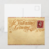 Briefkaart st valentijn (Voorkant / Achterkant)