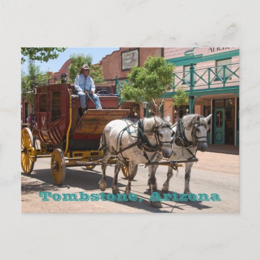 Briefkaart: Stagecoach Ride #3 Briefkaart (Voorkant)