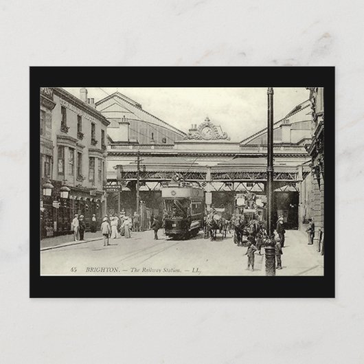 Briefkaart - Station Brighton (Voorkant)