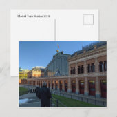 Briefkaart station Madrid (Voorkant / Achterkant)