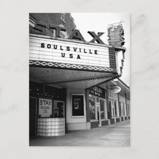 Briefkaart Stax Records