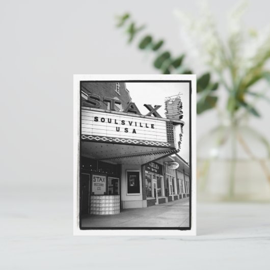 Briefkaart Stax Records (Staand voorkant)