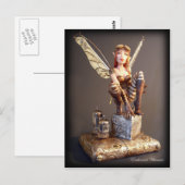 Briefkaart "Steampunk Fairy" (Voorkant / Achterkant)