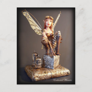 Briefkaart "Steampunk Fairy"