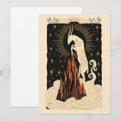 Briefkaart - Steenbok Celestial Zodiac Art (Voorkant / Achterkant)