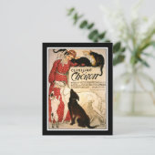 Briefkaart:  Steinlen "Clinique Cheron" Briefkaart (Staand voorkant)