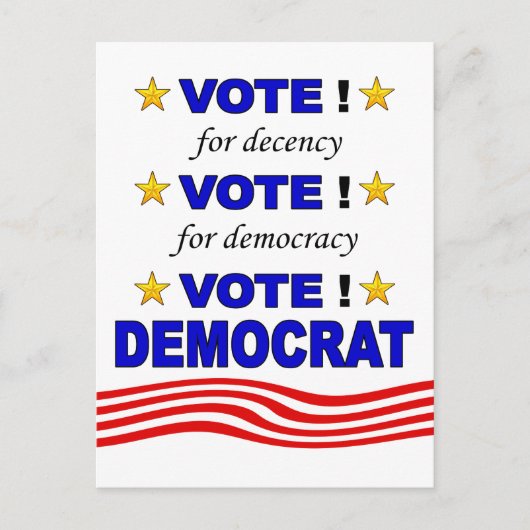 BRIEFKAART STEMMING (Voorkant)