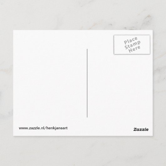 briefkaart sterk>onhandige roest<sterk (Achterkant)