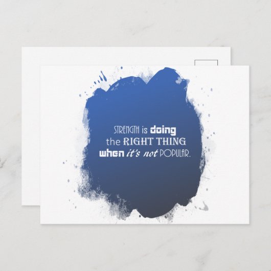 Briefkaart Sterkte offerte (Voorkant / Achterkant)