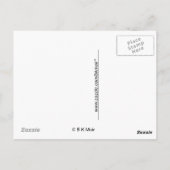 Briefkaart - Steun voor de boerenmarkt - aardbeien (Achterkant)