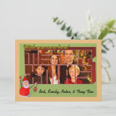  Briefkaart stijl kerst (Staand voorkant)