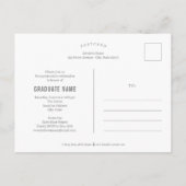 Briefkaart Stijlgalerij bewerkbaar Afstuderen (Achterkant)