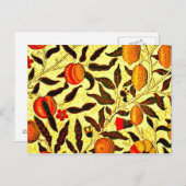 Briefkaart- Stof/Mode-William Morris 22 Briefkaart (Voorkant / Achterkant)