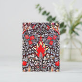 Briefkaart- Stof/Mode-William Morris 23 Briefkaart (Staand voorkant)