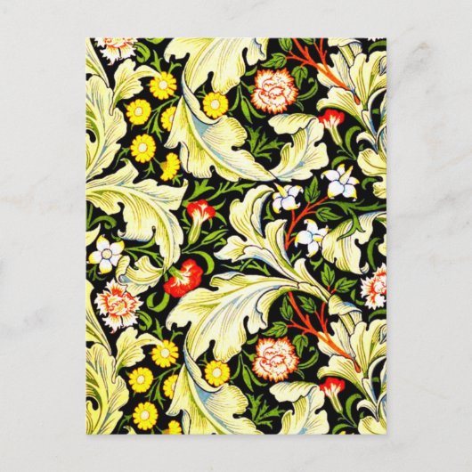 Briefkaart- Stof/Mode-William Morris 3 Briefkaart (Voorkant)