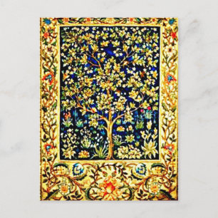 Briefkaart- Stof/Mode-William Morris 9 Briefkaart