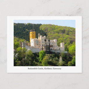 Briefkaart Stolzenfels Castle Schloss Duitsland UN