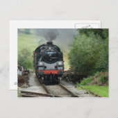 Briefkaart stoomtrein (Voorkant / Achterkant)