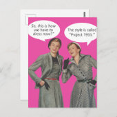 briefkaart Stop Project 2025 (Voorkant / Achterkant)